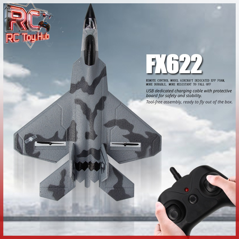 Drone Rc Fighter Jet - Avión de Combate RC Fx622, Planeador