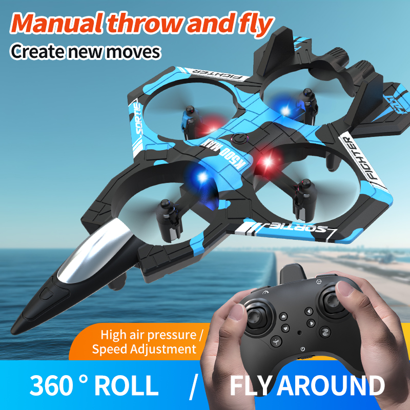 Drone Rc Fighter Jet - K500 Drone teledirigido 2.4G 360 °