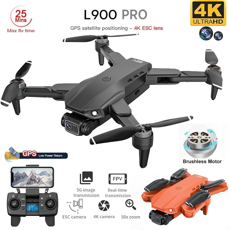 Drone Rc Explorer - L900 Pro GPS Drone 4K profesional
