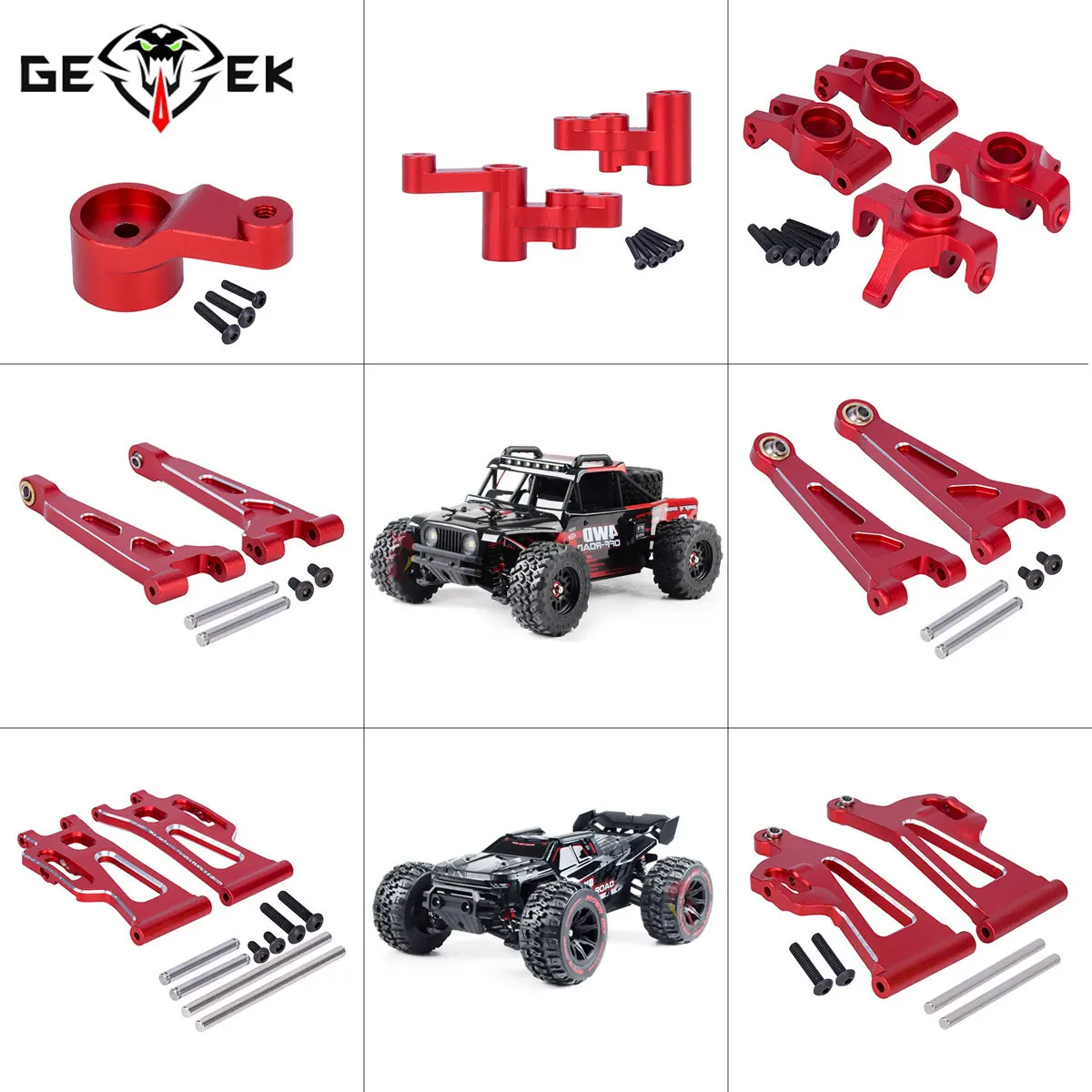 Rc Drift Car Kit - Kit de brazos oscilantes delanteros y