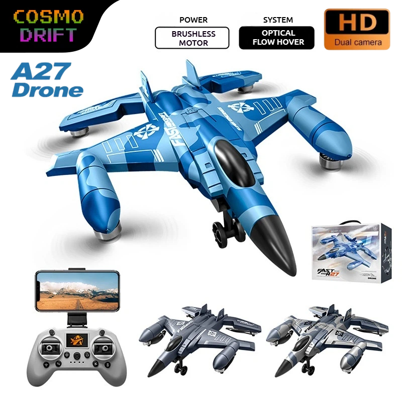 Drone Rc Fighter Jet - Avión de combate A27 RC, Motor
