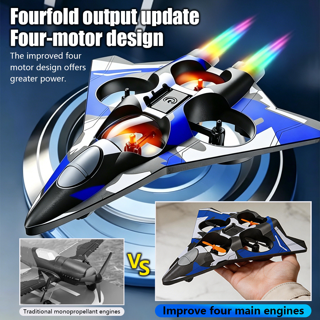 Drone Rc Fighter Jet - Helicópteros de Espuma para Acrobacias Aéreas,