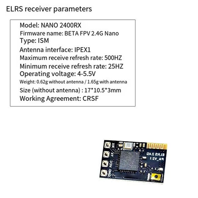 Fpv Antenna Receiver - CYGJ-10PCS Receptor ELRS 2.4Ghz NANO Expresslrs