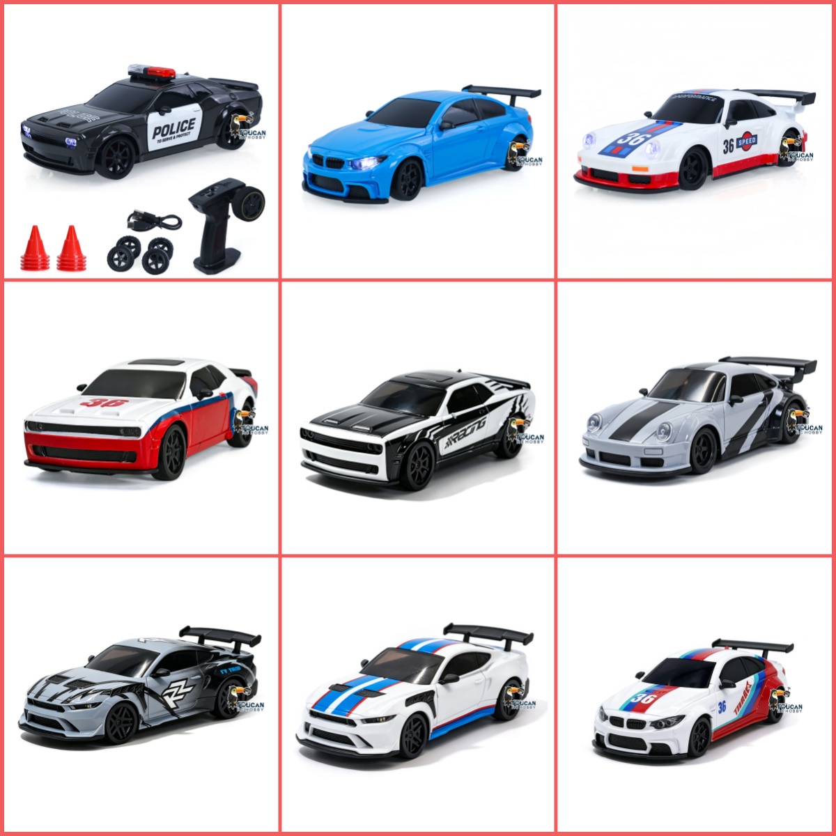 Nuevo Auto de Carreras RC 1/36 - Rc Drift Car Kit reseña y precio
