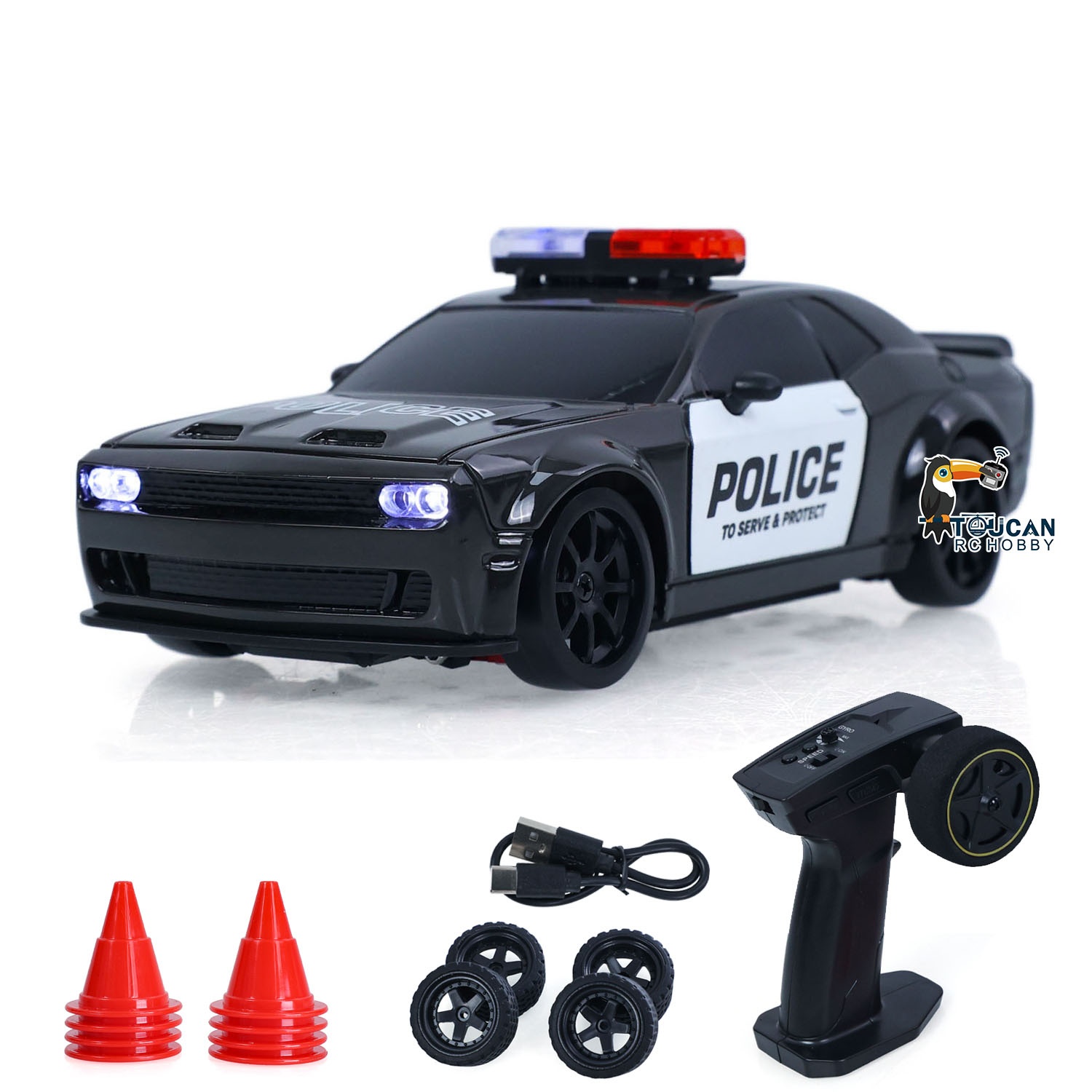 Nuevo Auto de Carreras RC 1/36 - Rc Drift Car Kit reseña y precio