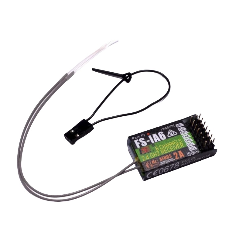 Receptor Flysky FS-IA6 6CH ant - Drone Rc Battery reseña y precio