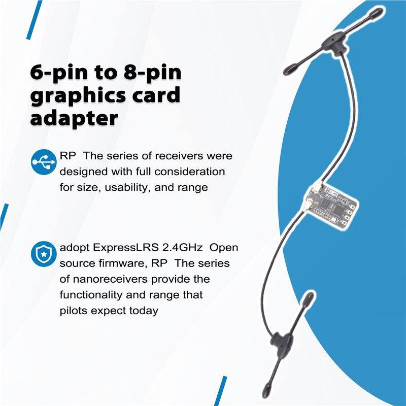 Receptor de Doble Antena BEDW- - Fpv Antenna Receiver reseña y precio