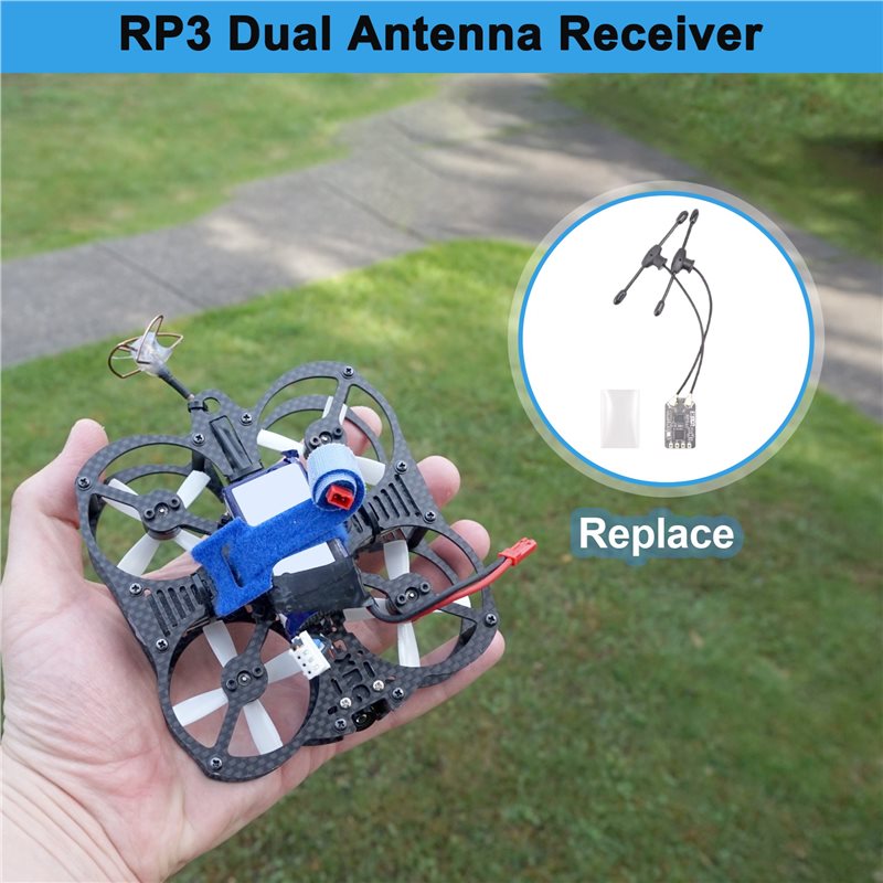 Receptor de Doble Antena BEDW- - Fpv Antenna Receiver reseña y precio