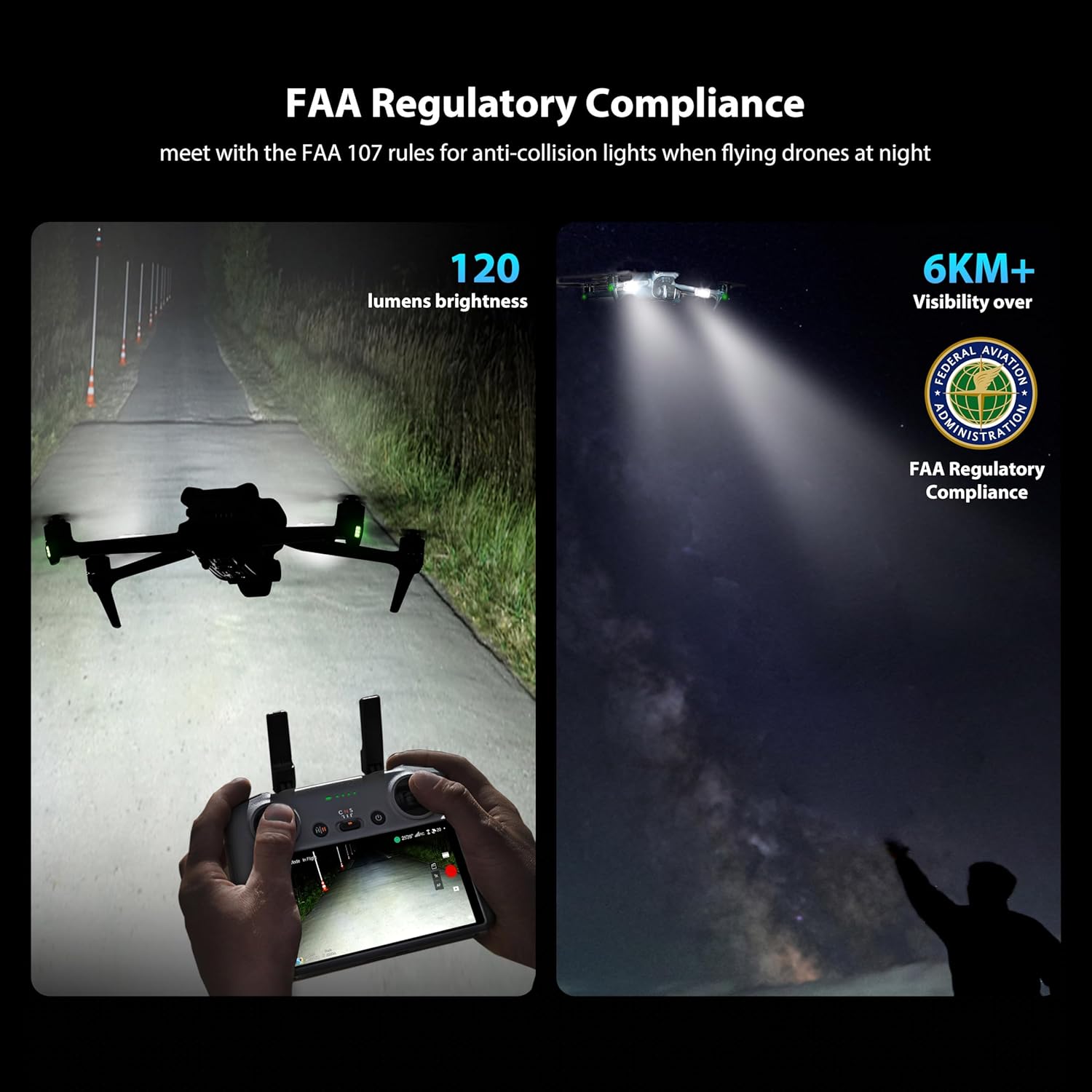 STARTRC Drone luz estroboscópi - Drone Dji Rc Mini reseña y precio