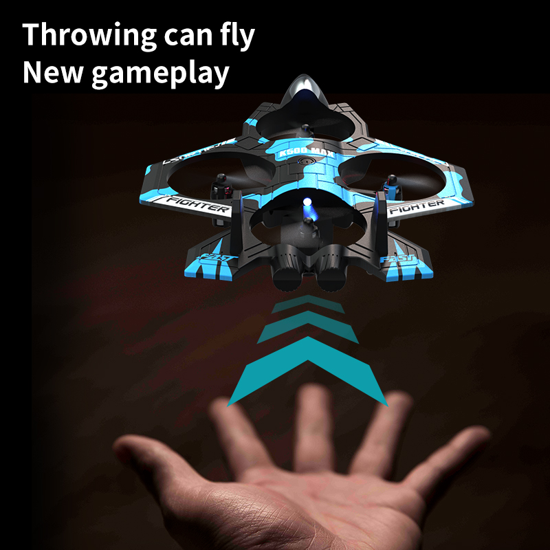 K500 Drone teledirigido 2.4G 3 - Drone Rc Fighter Jet reseña y precio
