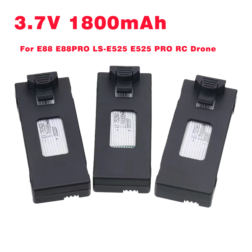 Batería de 3.7V 1800mAh para D - Rc Drone E88 reseña y precio