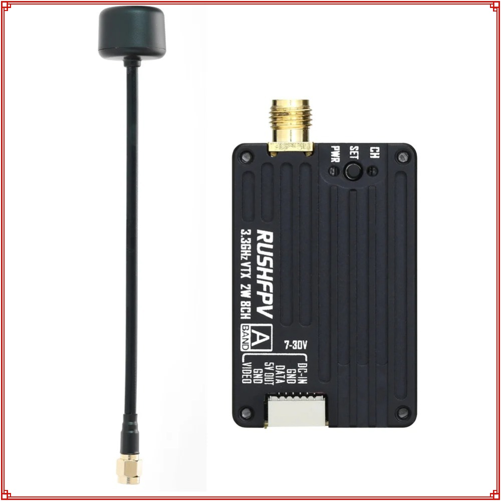 Nuevo Transmisor RUSHFPV 3.3G  - Fpv Antenna Receiver reseña y precio