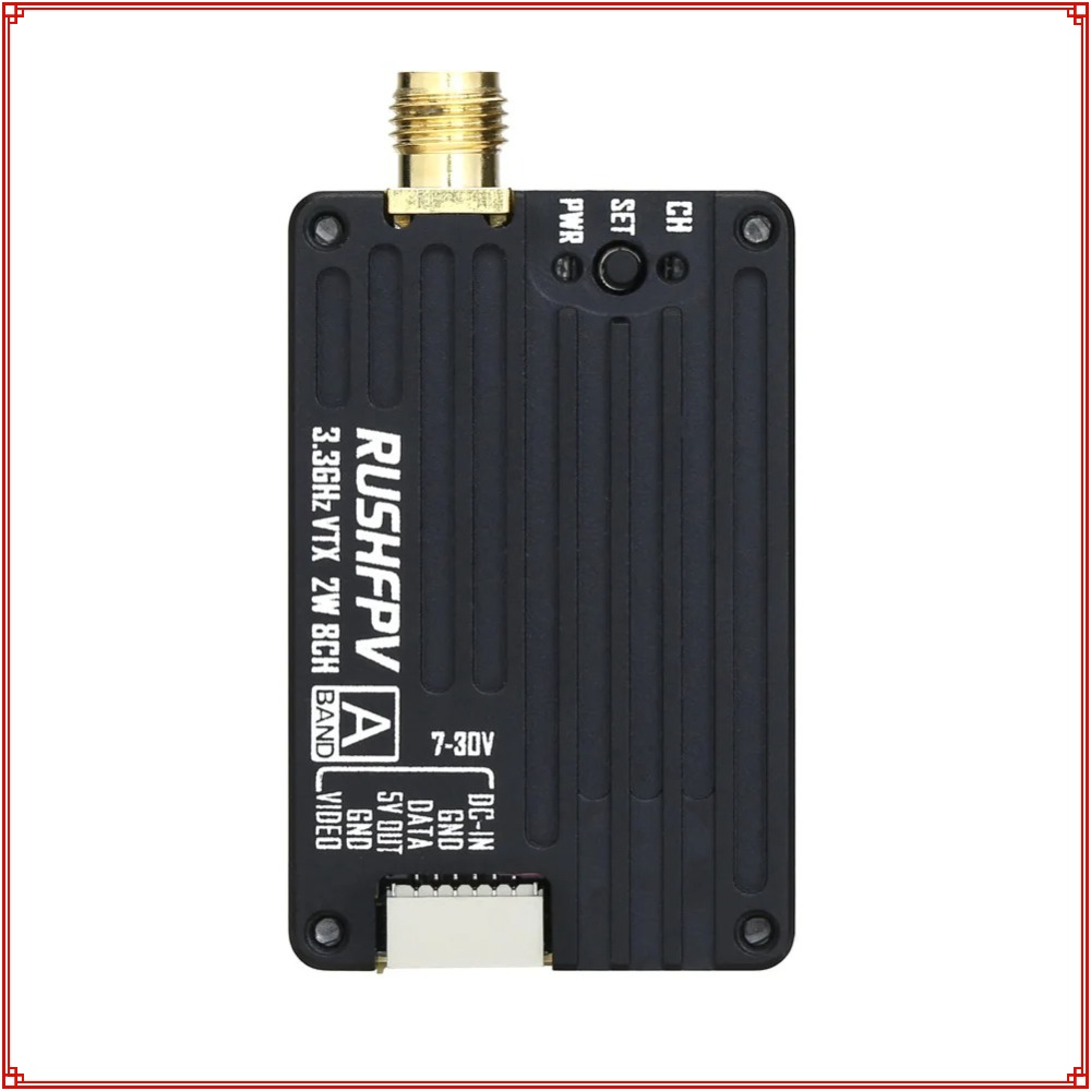Nuevo Transmisor RUSHFPV 3.3G  - Fpv Antenna Receiver reseña y precio