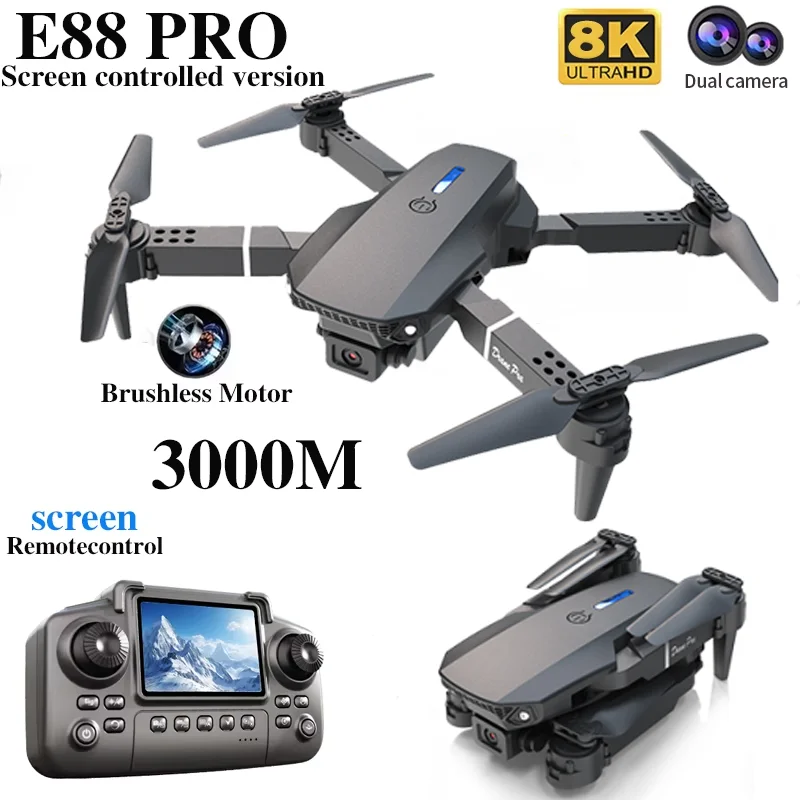 Dron profesional E88 PRO con p - Rc Drone E88 reseña y precio