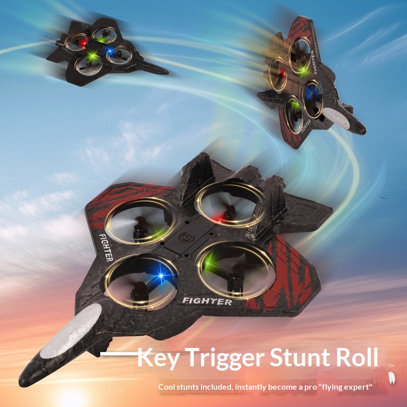 Avión de Combate a Control Rem - Drone Rc Fighter Jet reseña y precio