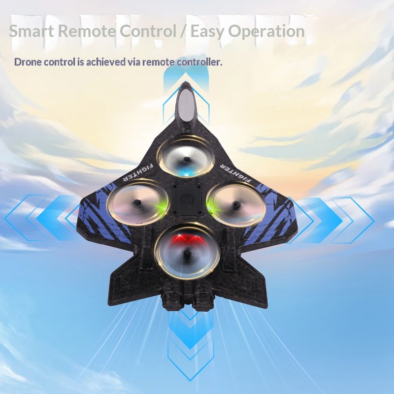 Avión de Combate a Control Rem - Drone Rc Fighter Jet reseña y precio
