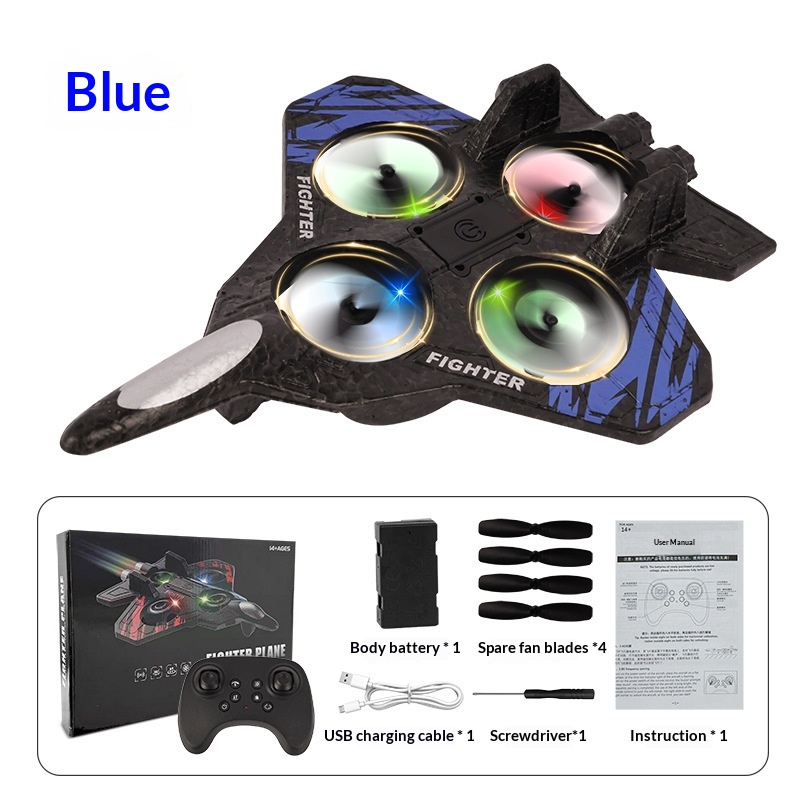 Avión de Combate a Control Rem - Drone Rc Fighter Jet reseña y precio