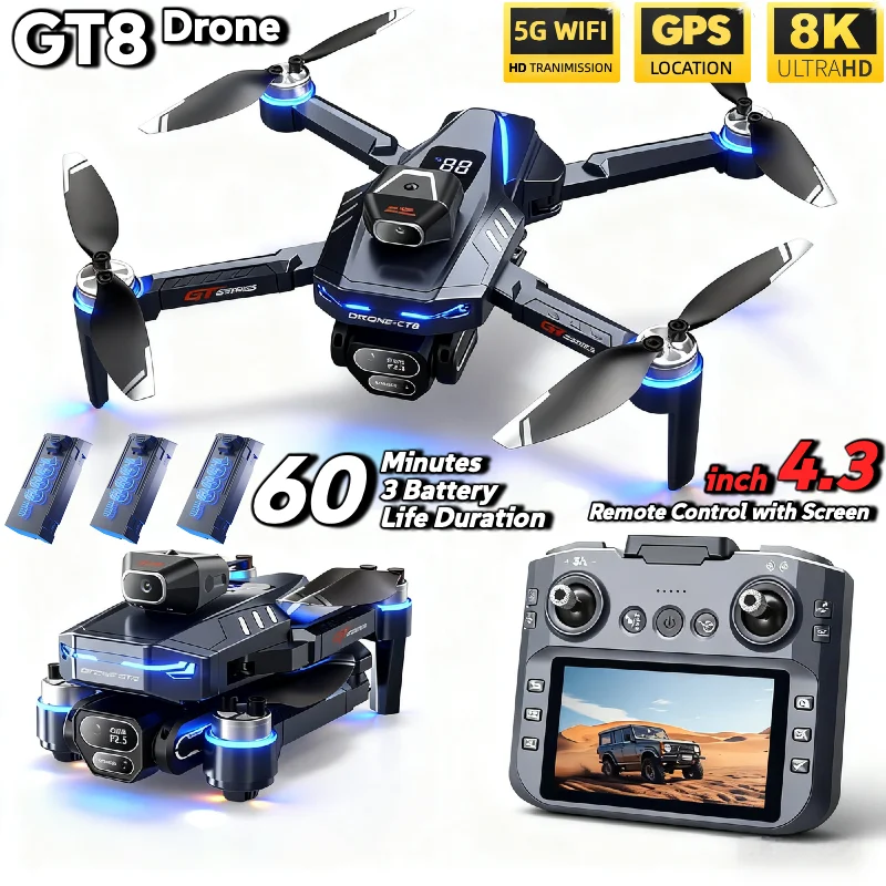 Caliente para LSRC GT8 Drone 4 - Rc Drone E88 reseña y precio