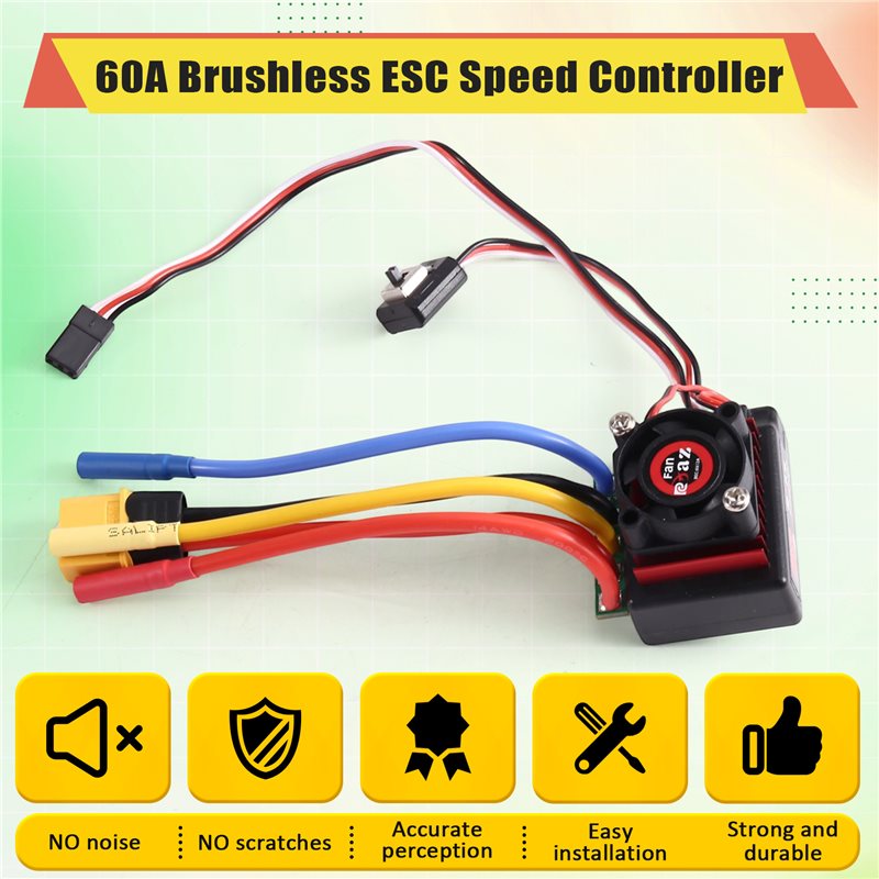 Controlador de velocidad ESC s - Rc Boat Brushless Motor reseña y precio
