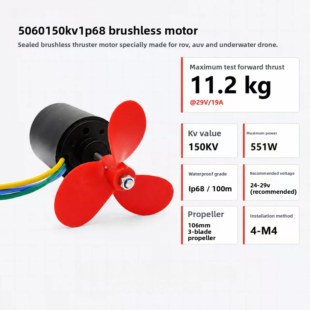 Motor sin escobillas A5060 a p - Rc Boat Brushless Motor reseña y precio