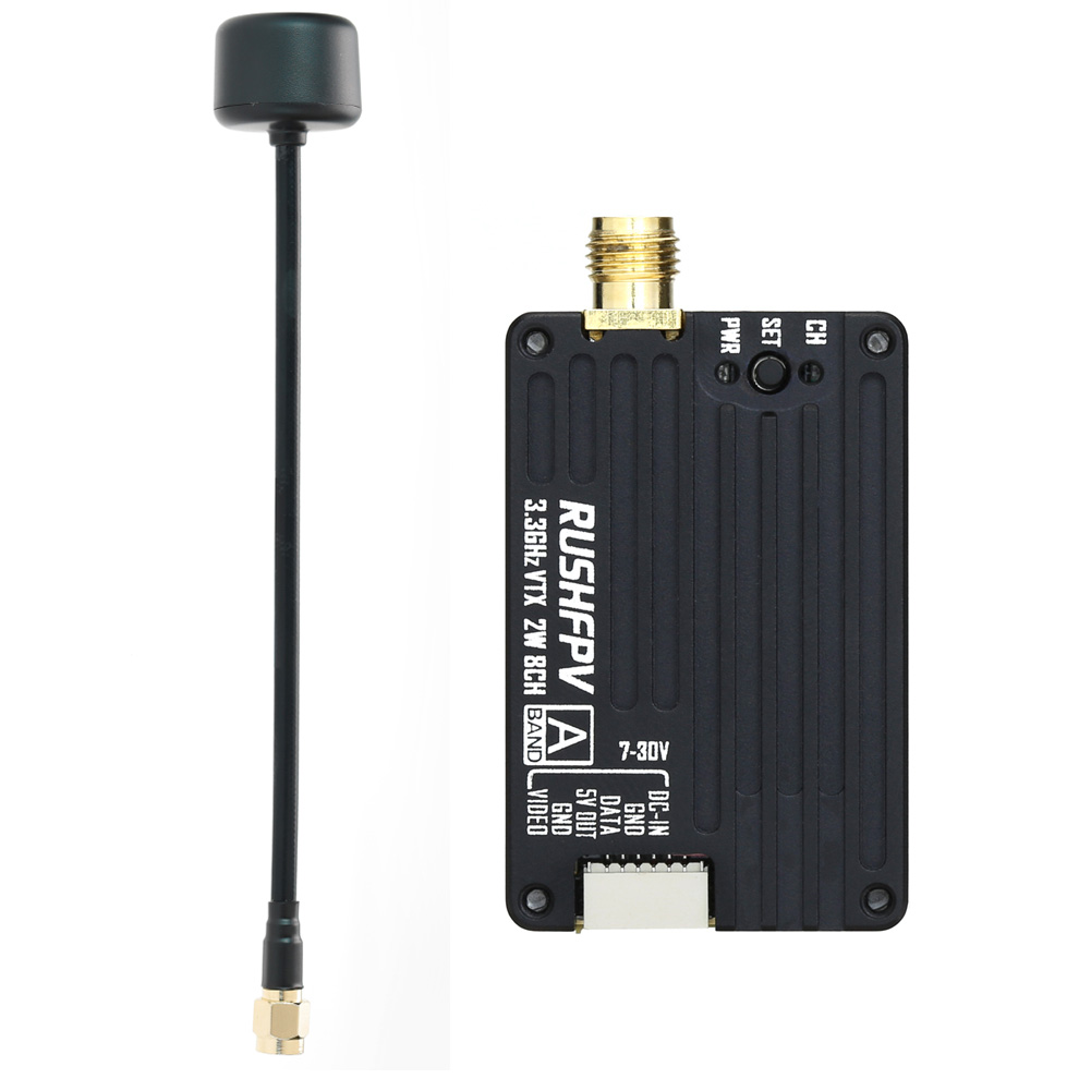 Transmisor VTX RUSHFPV 3.3G 2W - Fpv Antenna Receiver reseña y precio