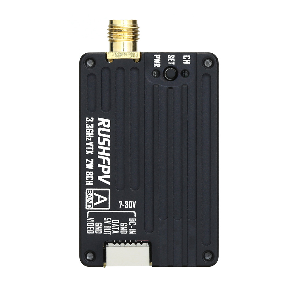 Transmisor VTX RUSHFPV 3.3G 2W - Fpv Antenna Receiver reseña y precio