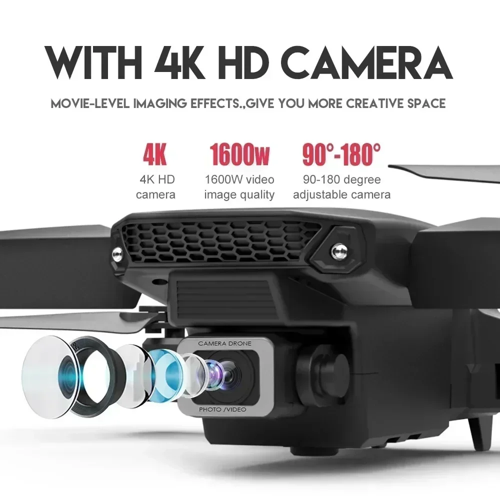 E88 Pro WIFI FPV Drone gran an - Rc Drone E88 reseña y precio