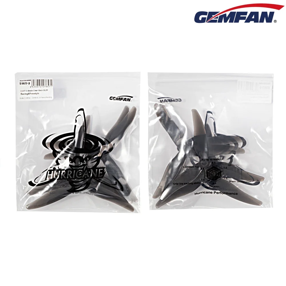 10 pares (10CW + 10CCW) Gemfan - Drone Rc Aircraft reseña y precio