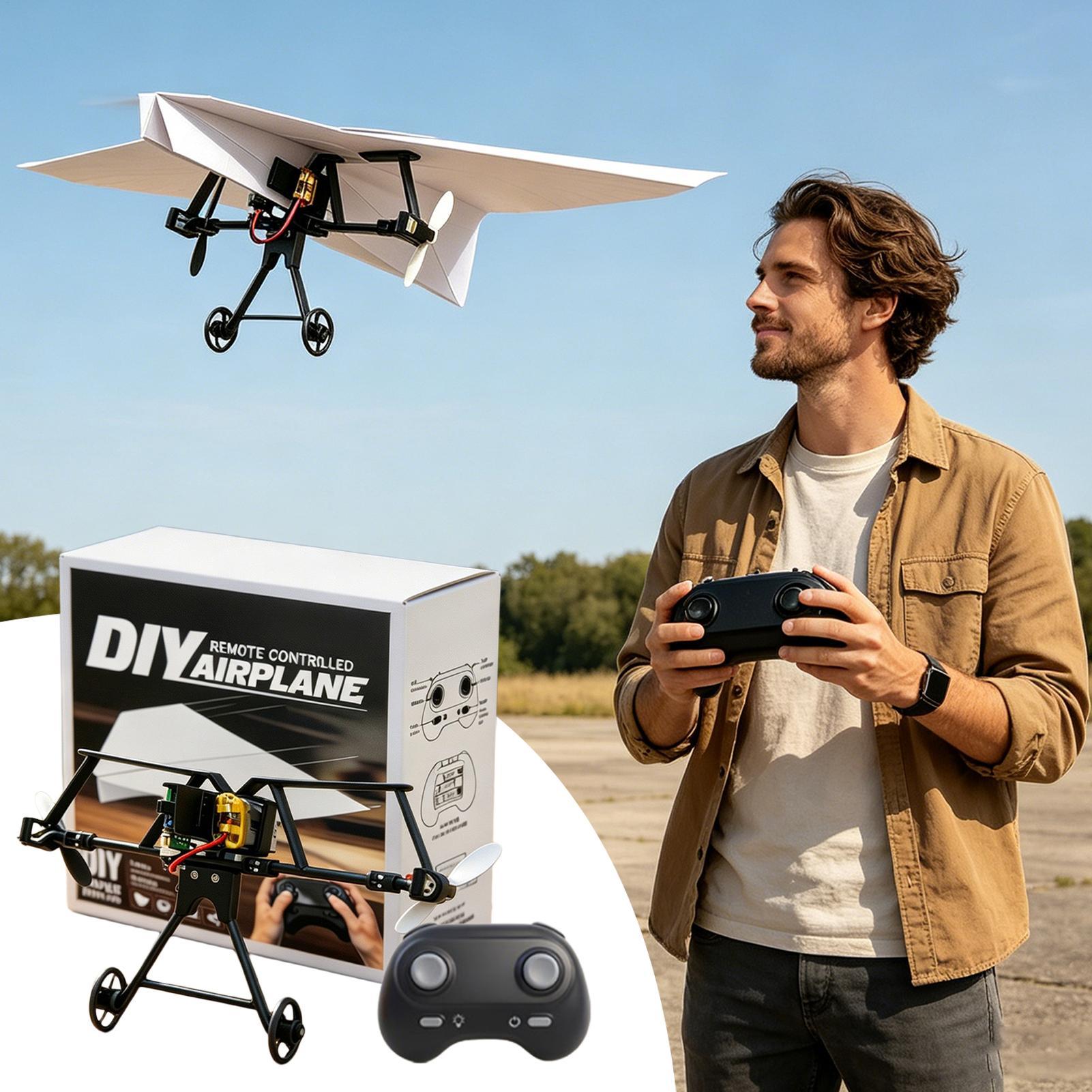 Kit de Avión de Papel RC para  - Drone Rc Aircraft reseña y precio