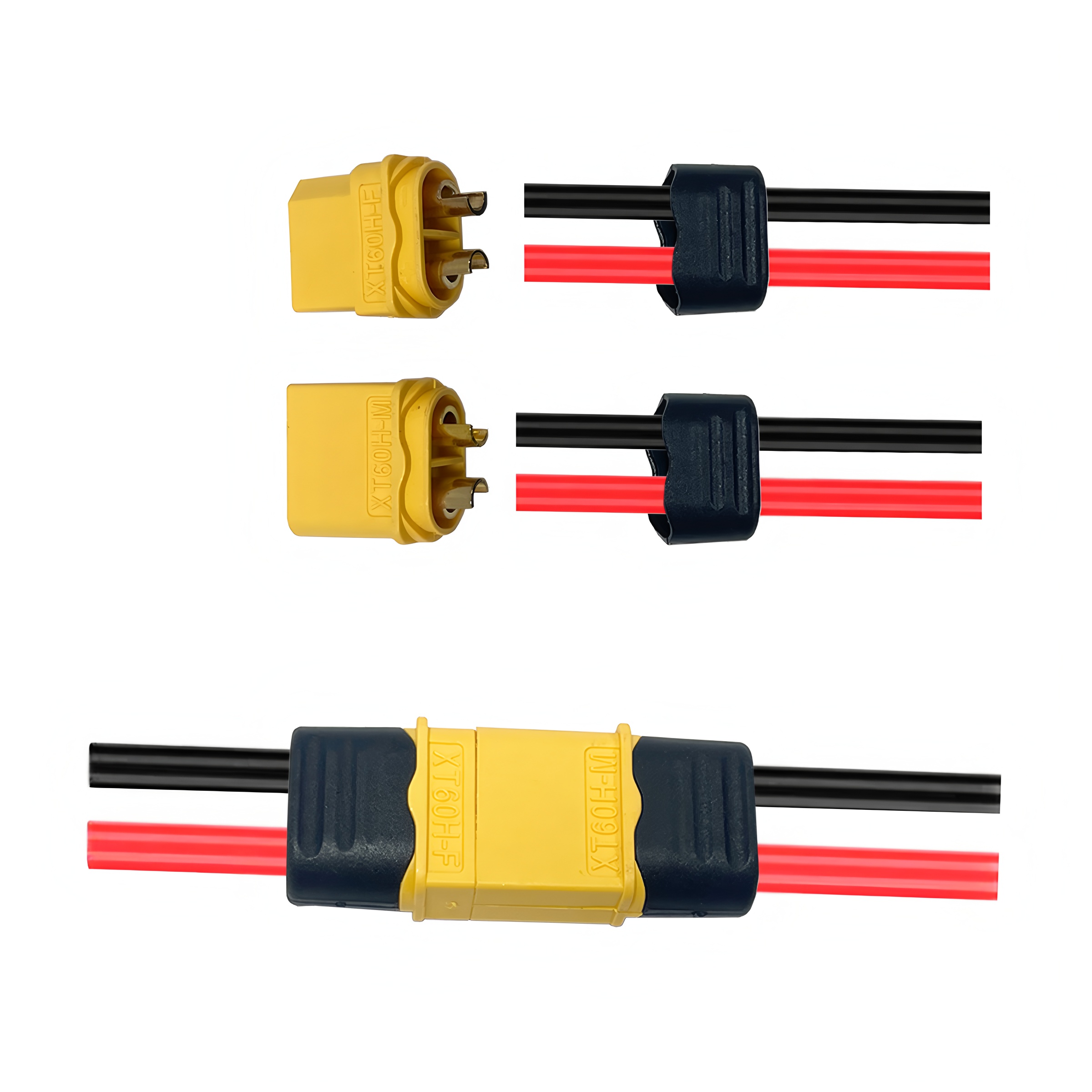 Conector XT60H y Carcasa (10/2 - Drone Rc Battery reseña y precio