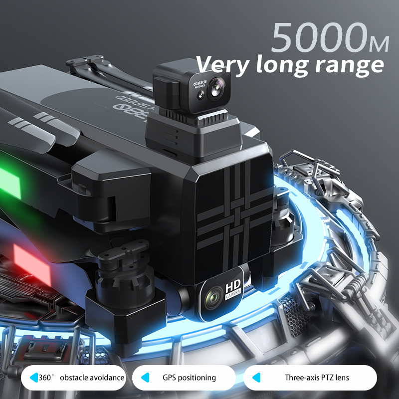 Dron A380 4K HD de tres ejes,  - Drone Rc Explorer reseña y precio