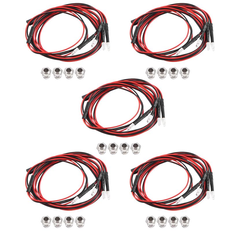 Kit de luces LED RC de 4 LED d - Rc Drift Car Kit reseña y precio