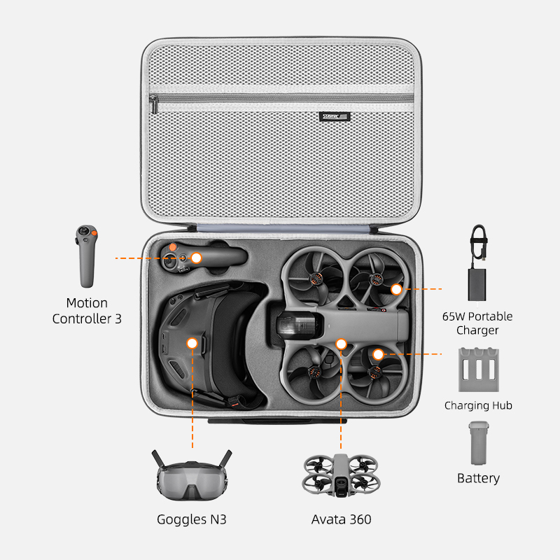 Bolsa de almacenamiento portát - Drone Motion Rc reseña y precio