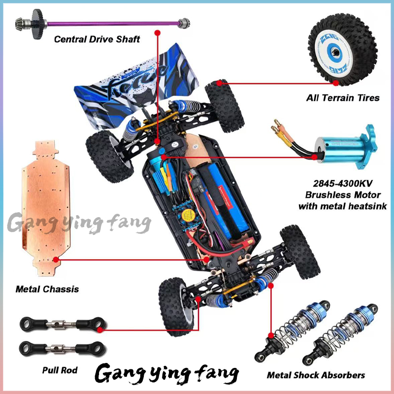 1/12 124017 Wltoys -V8 2,4G co - Rc Drift Car Kit reseña y precio